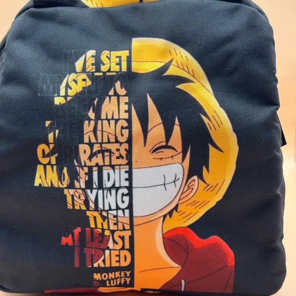 Anime Graphic Lunch Bag - Black - Picture 3 of 5